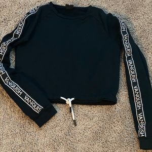 Vanquish Embrace Black Crop Top